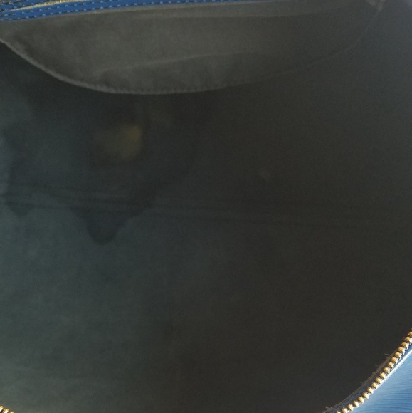 AUTHENTIC LOUIS VUITTON SPEEDY 40 EPI Blue Handbag - Picture 8 of 8